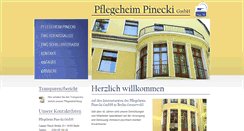 Desktop Screenshot of haus-pinecki.de